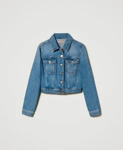 Jeansjacke Mit Taschen