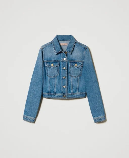 Jeansjacke Mit Taschen