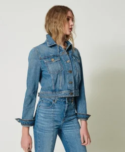 Jeansjacke Mit Taschen