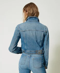 Jeansjacke Mit Taschen