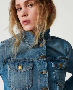 Jeansjacke Mit Taschen