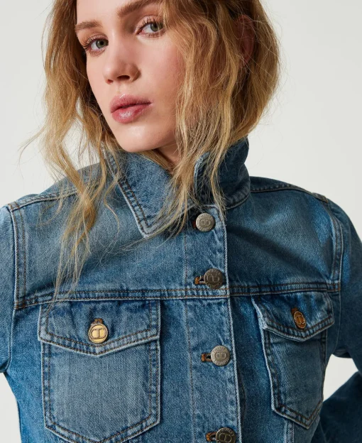 Jeansjacke Mit Taschen