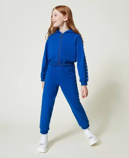 Kapuzensweatjacke Und Joggers