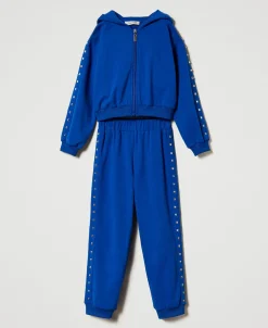 Kapuzensweatjacke Und Joggers