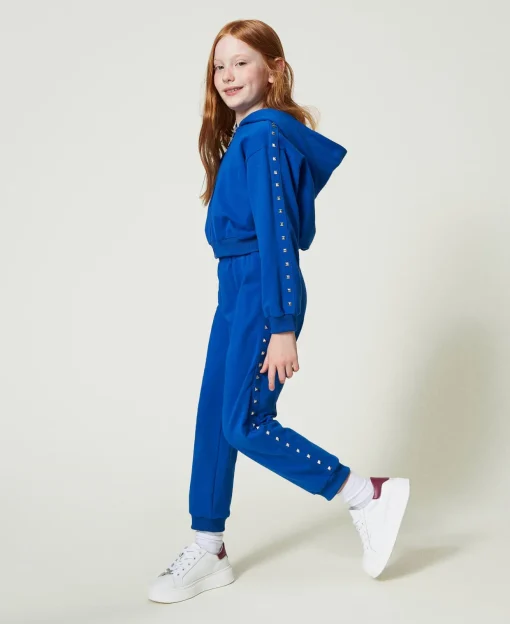 Kapuzensweatjacke Und Joggers