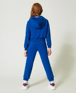 Kapuzensweatjacke Und Joggers