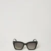 Karree-Sonnenbrille Mit Nieten