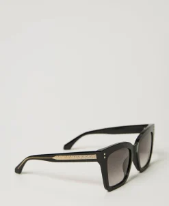 Karree-Sonnenbrille Mit Nieten
