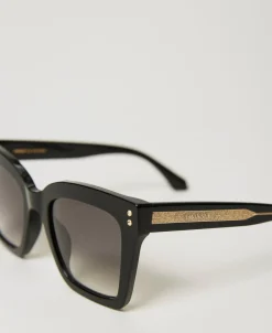 Karree-Sonnenbrille Mit Nieten