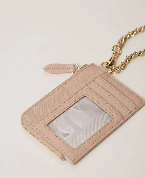 Kartenetui Mit Kette Und Oval T