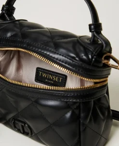 Kleine Top-Handle-Bag „Cécile“ Mit Steppmotiv