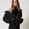 Kurze Steppjacke Mit Gaufrage