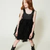 Kurzes Kleid Mit Tüllvolants