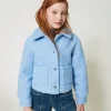 Kurzjacke Aus Curly-Tuch