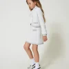 Kurzjacke Aus Jacquard-Strick Mit Oval Ts