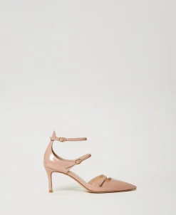 Lackpumps Mit Riemchen