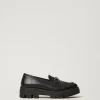 Ledermokassin Mit Oval T