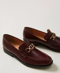 Ledermokassin Mit „Oval T“-Ziertrense