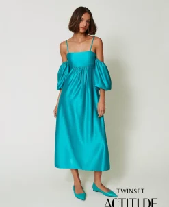 Maxikleid Aus Duchesse