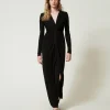 Maxikleid Aus Jersey Mit Faltenwurf