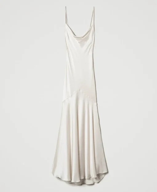 Maxikleid Aus Satin Aus Seidenmischung
