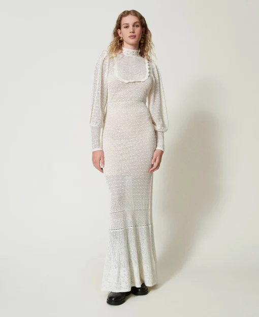 Maxikleid „Lara“ Aus Spitzenstrick