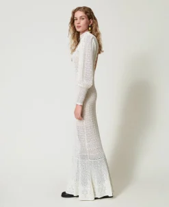 Maxikleid „Lara“ Aus Spitzenstrick