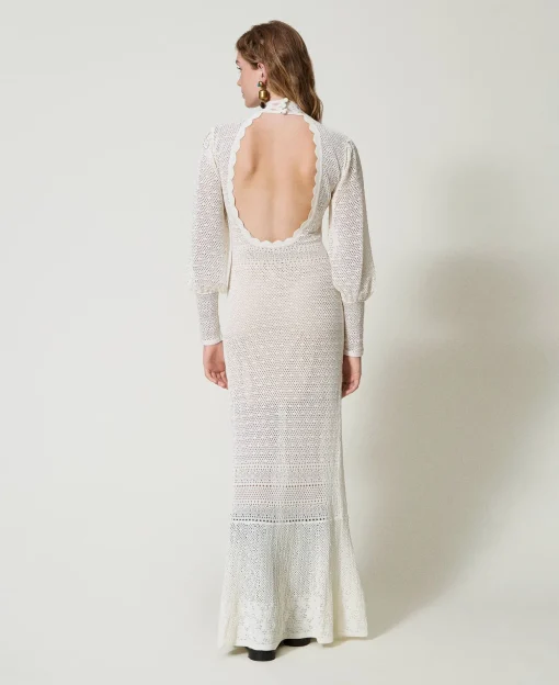 Maxikleid „Lara“ Aus Spitzenstrick