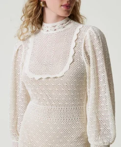 Maxikleid „Lara“ Aus Spitzenstrick