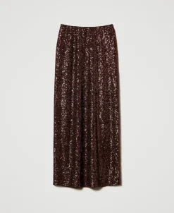 Maxi-Paillettenrock