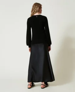 Maxi-Slipdress Mit Pullover