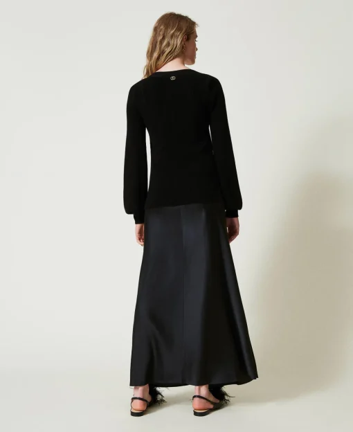 Maxi-Slipdress Mit Pullover