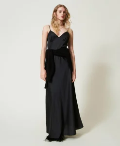Maxi-Slipdress Mit Pullover
