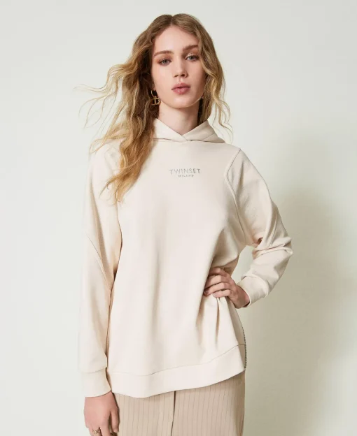Maxisweatshirt Mit Logo