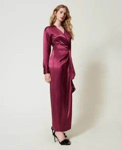 Max-Wickelkleid Aus Satin