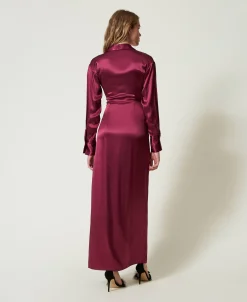 Max-Wickelkleid Aus Satin