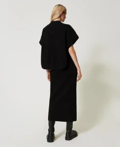 Midikleid Im Rippenstrick
