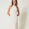 Midikleid Mit Amerikanischer Schulter