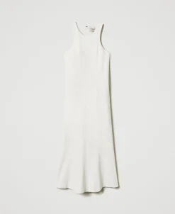 Midikleid Mit Amerikanischer Schulter