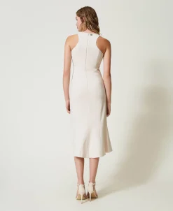 Midikleid Mit Amerikanischer Schulter