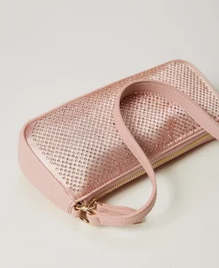 Mini-Bag Aus Satin Mit Strass Und Oval T