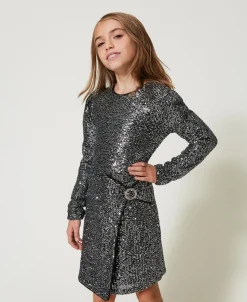Minikleid Mit Alloverpailletten