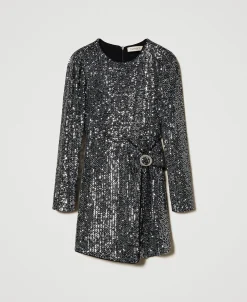 Minikleid Mit Alloverpailletten