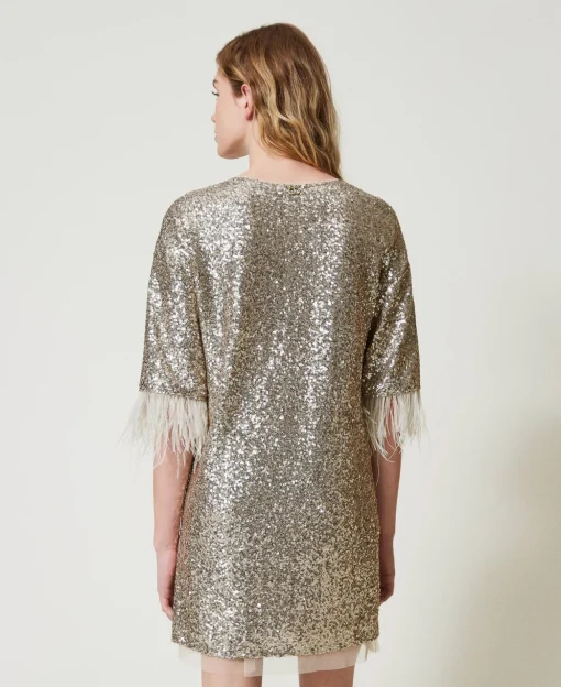 Minikleid Mit Alloverpailletten