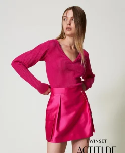 Minirock Aus Mikado-Twill