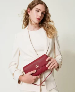 Mini-Schultertasche Mit Oval T