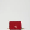 Mini-Umhängetasche Aus Satin Mit Strass