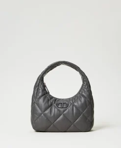 Mittelgroße Hobo-Stepptasche Mit Wattierung