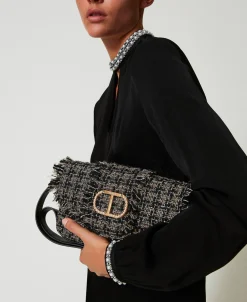 Mittelgroße Umhängetasche „Amie“ Aus Tweed