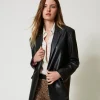 MYFO Blazer Aus Lederimitat